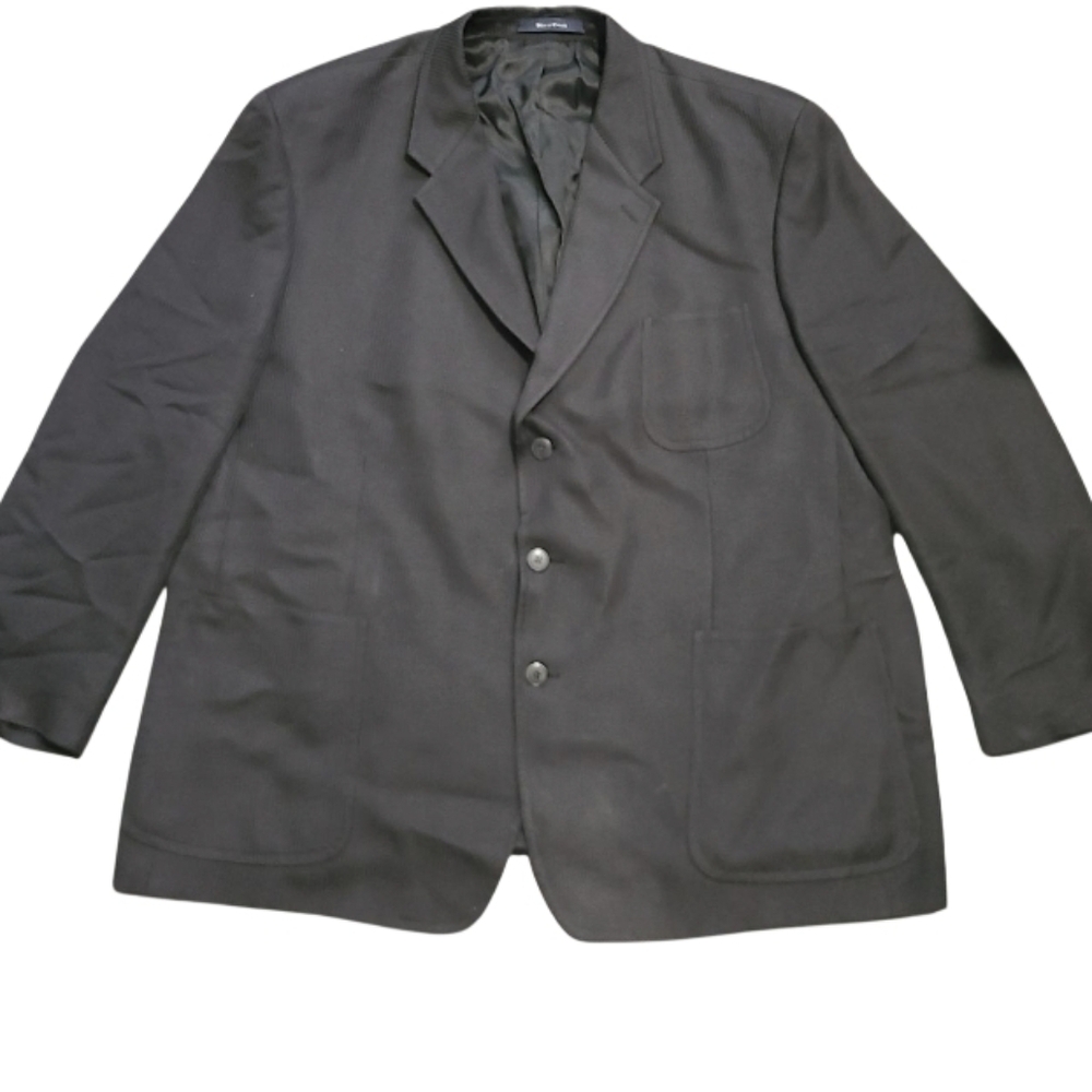 JOSEPH FEISS Black Suit Jacket 52 R